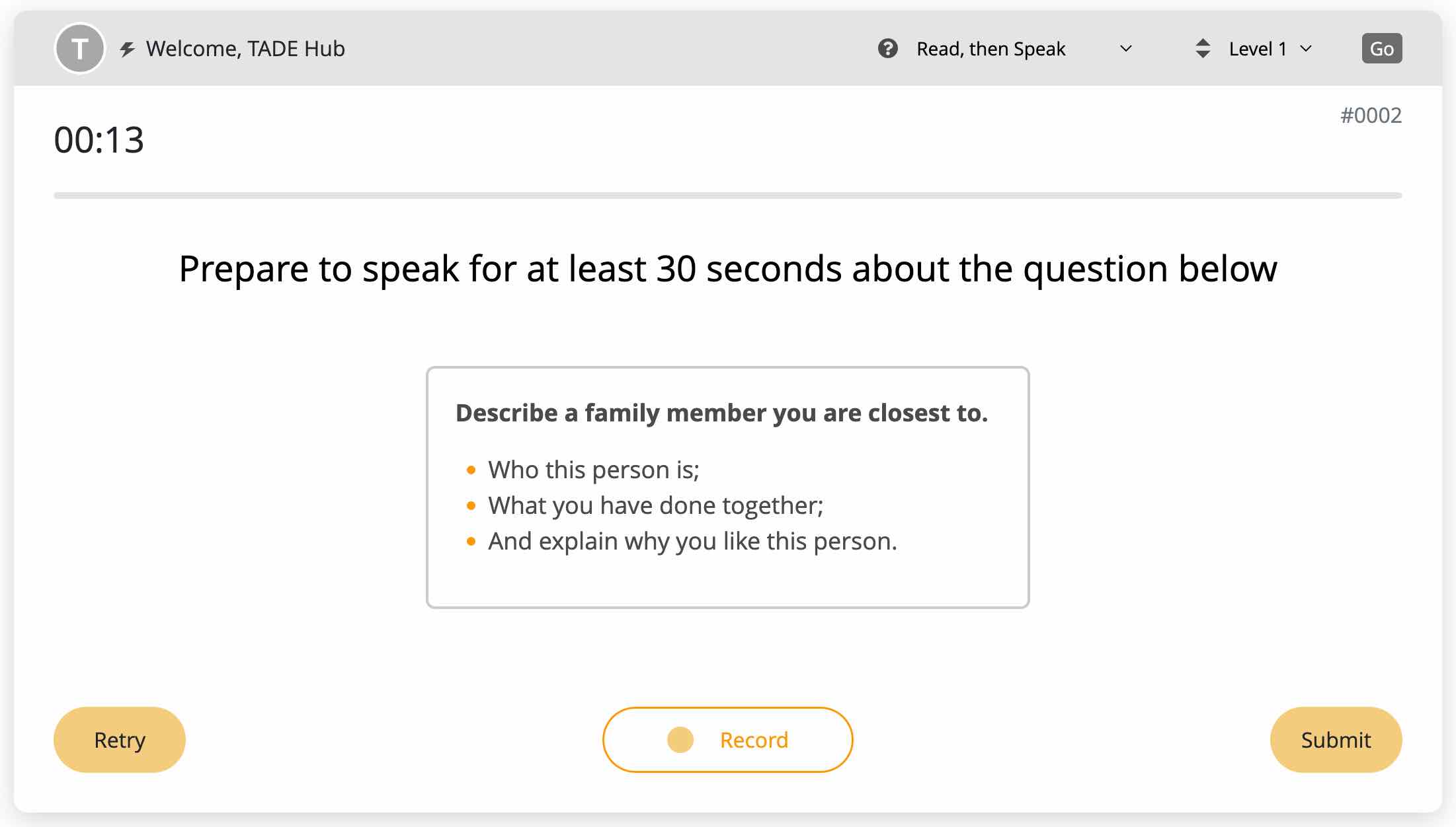 Family DET Speaking, duolingo English test, DET Practice Platform, Duolingo test materials, det ready