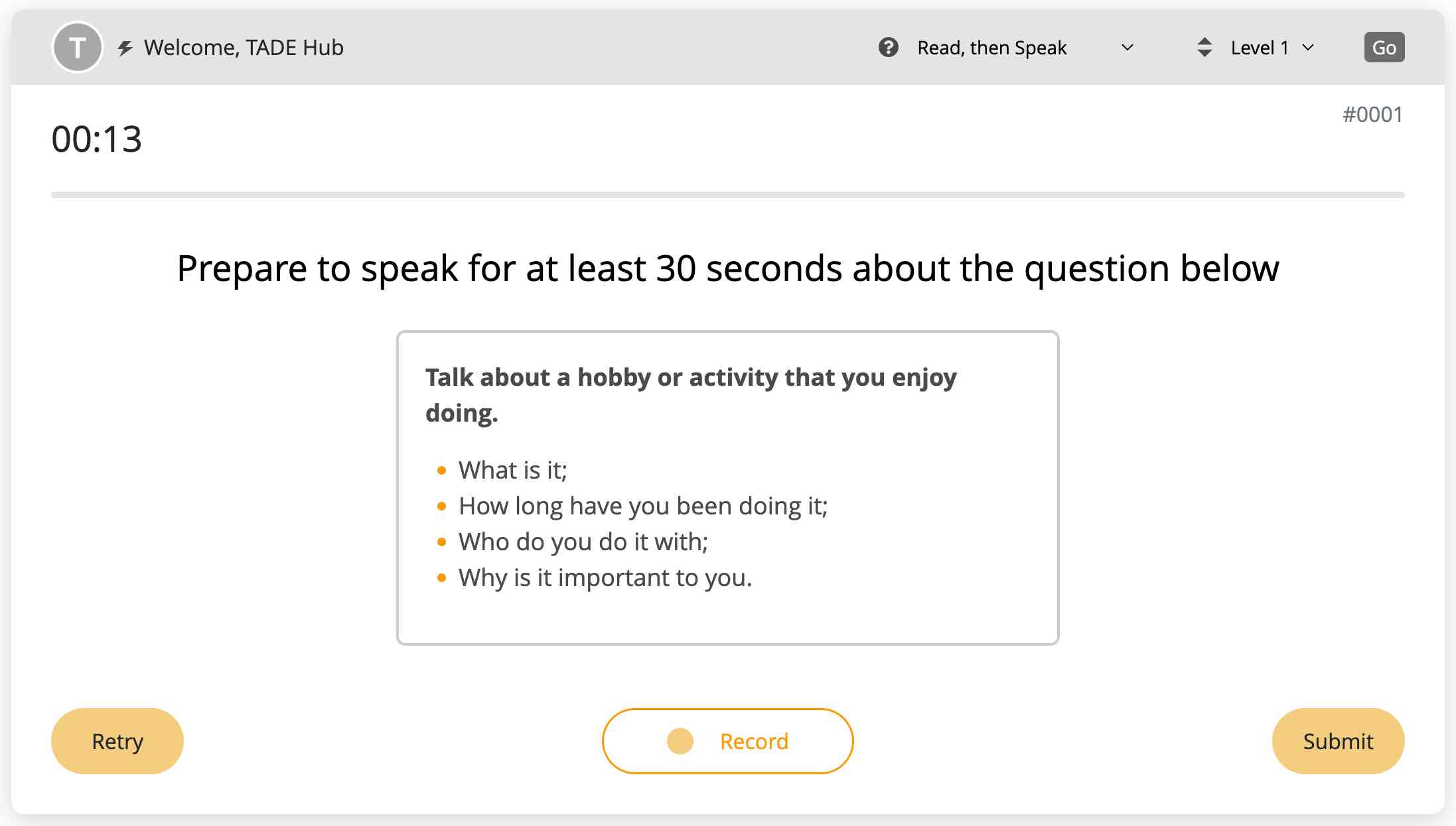 Hobby DET Speaking, duolingo English test, DET Practice Platform, Duolingo test materials, det ready