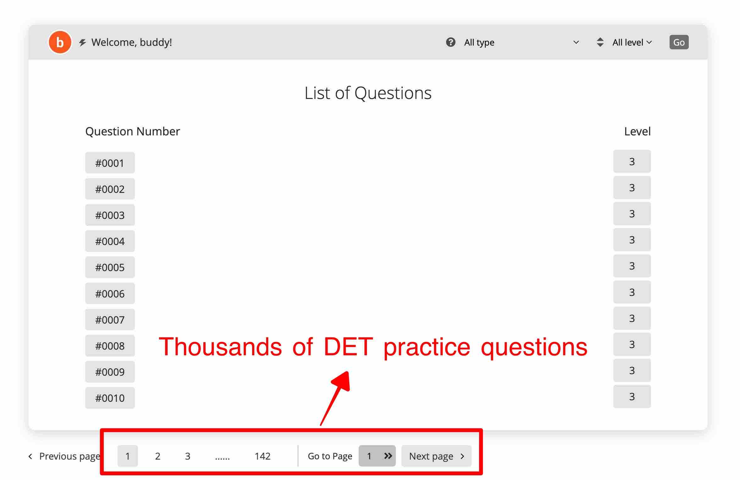 Duolingo Test practice questions, duolingo practice test, duolingo preparation courses, duolingo English test, DET Practice platform, DET Practice materials