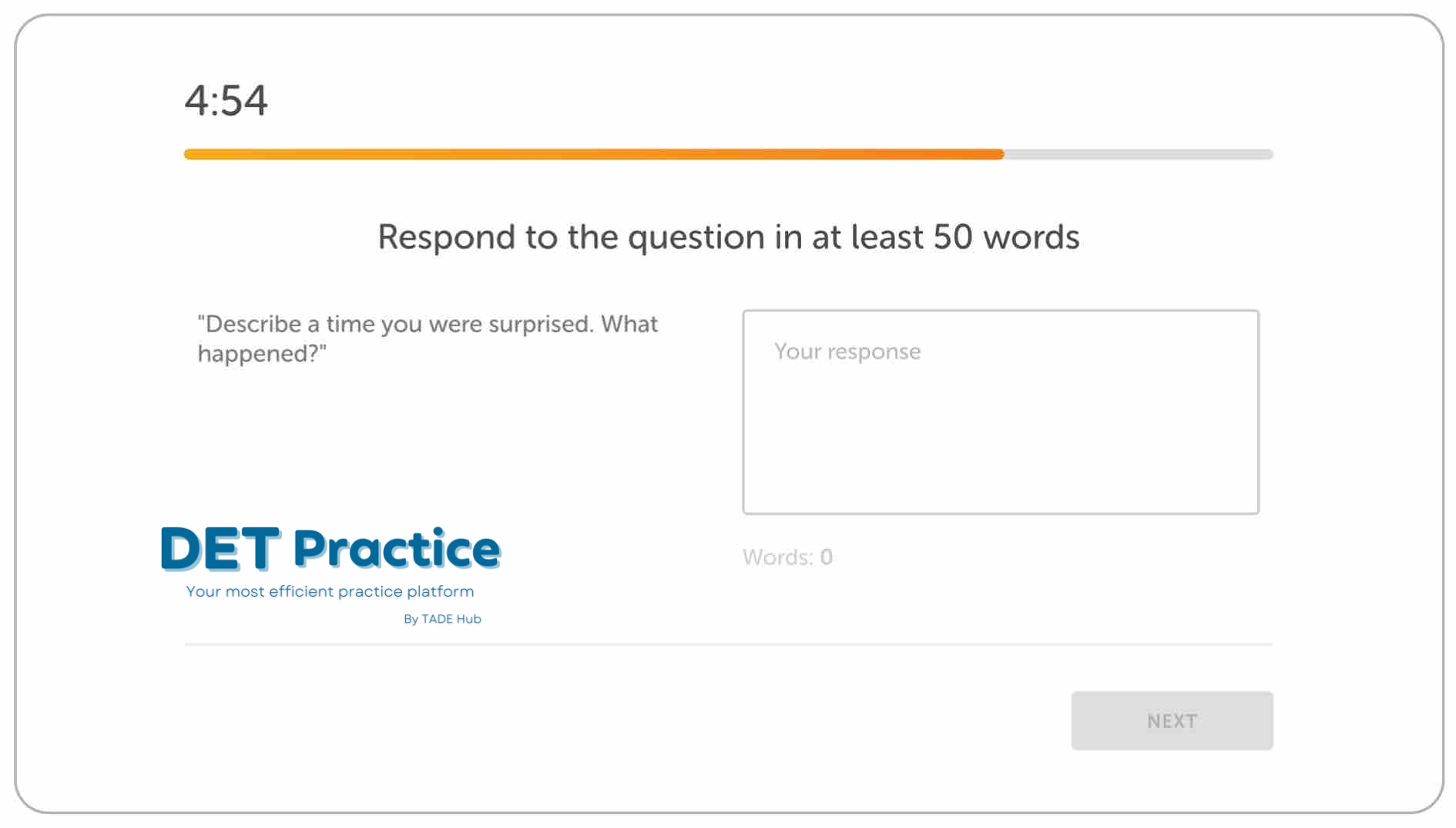 read-then-write-duolingo-test, det practice platform, Duolingo Test preparation, writing skills, duolingo question type
