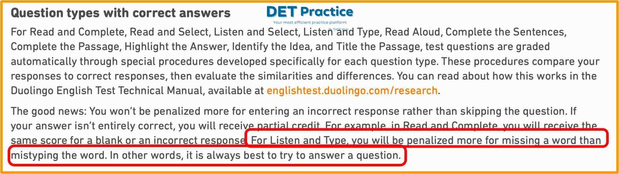 listen-and-type-duolingo-scores explain, det practice platform, Duolingo Test preparation, listening skills, listen and type