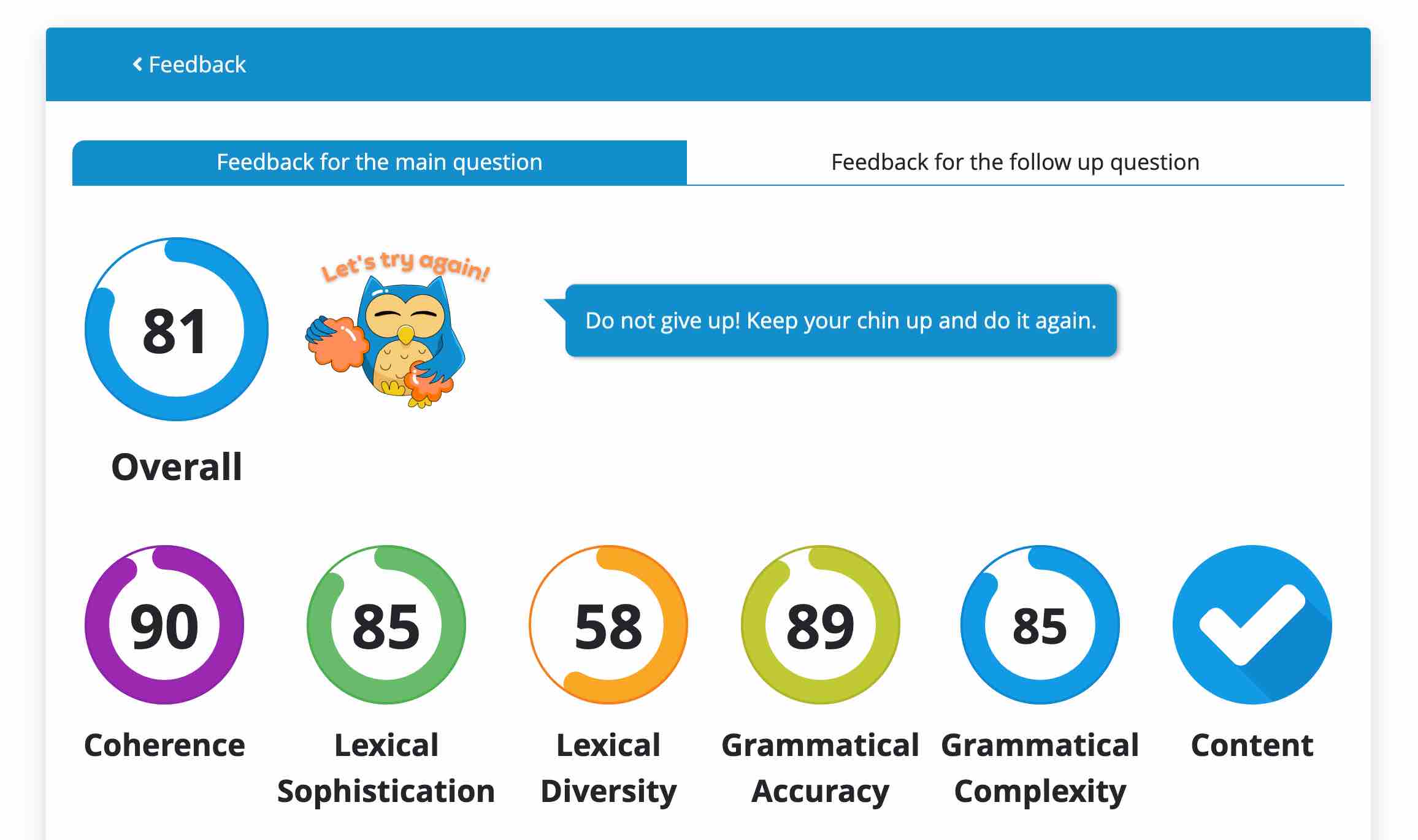 DET feedback completed, DET Practice Platform, Duolingo Test preparation, duolingo practice problems, duolingo technical issues