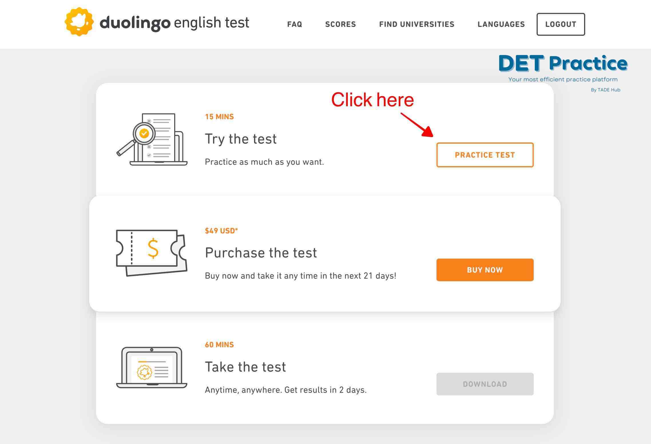 duolingo-practice-test-practice, det practice platform, Duolingo Test preparation, det admission process