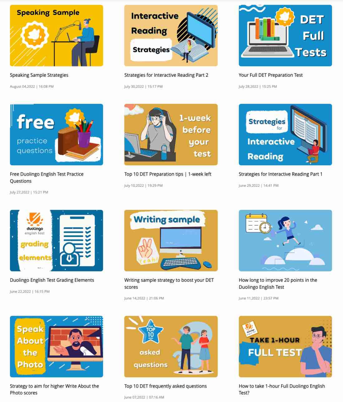 DET Ready articles, Duolingo English Test, DET Practice Platform, DET Ready, DET Ready Practice